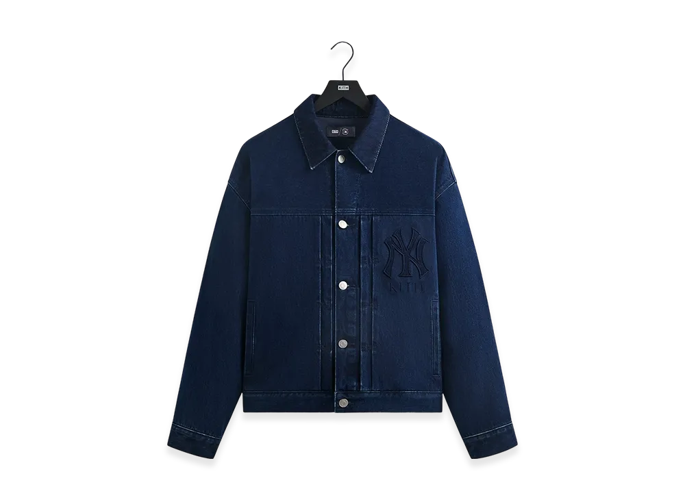 Kith x The New York Yankees Jay Indigo Denim Jacket "Mid Indigo"