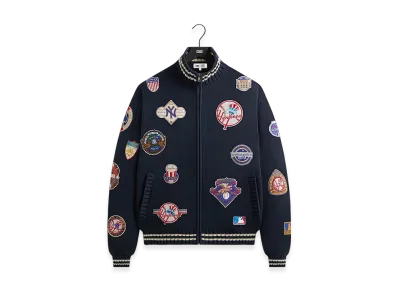 Kith x The New York Yankees All Over Embroidered Wyona Full Zip "Nocturnal"