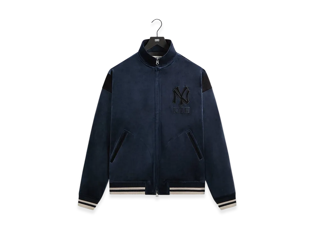 Kith x The New York Yankees Luxe Velour Track Jacket "Nocturnal"