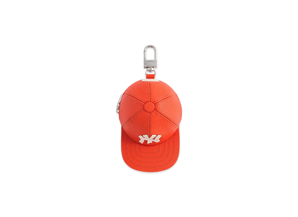 Kith x The New York Yankees Baseball Cap Leather Pouch "Poppy"