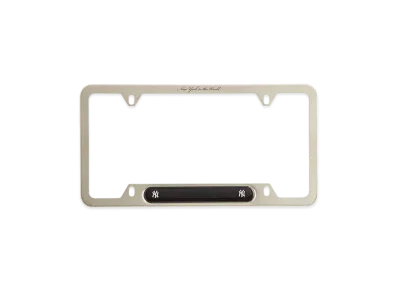 Kith x The New York Yankees License Plate "Silver"