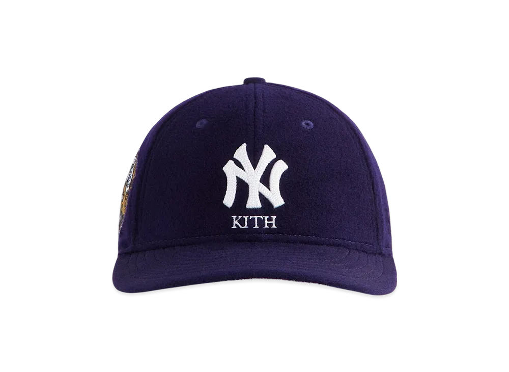 Kith x New Era For The New York Yankees Melton Wool 59Fifty Low Profile "Nocturnal"