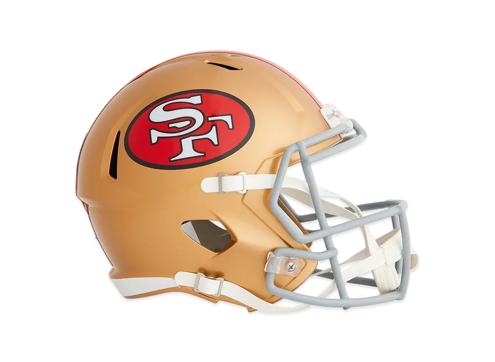 Kith x Riddell For The NFL Speed Replica San Francisco 49ers 1964-1995 Helmet "Gold"