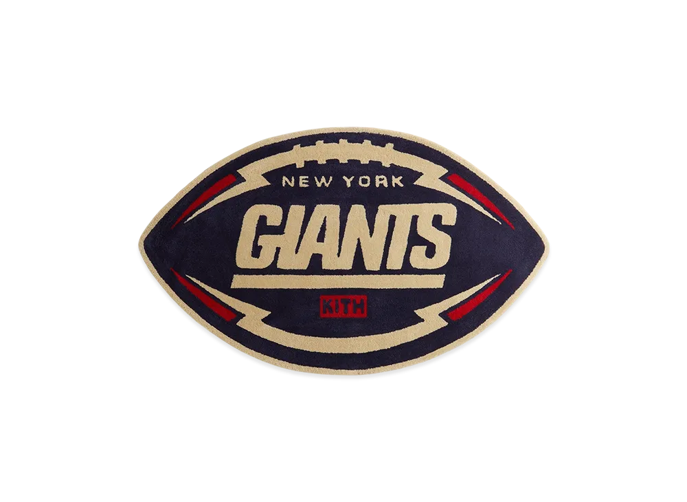 Kith x The NFL New York Giants Football Rug "Nocturnal"