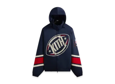 Kith x the NFL New York Giants Padded Nylon Jacket "Nocturnal"