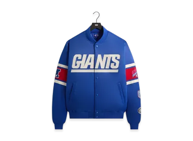Kith x the NFL New York Giants Satin Bomber Jacket "Current"