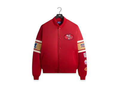 Kith x the NFL San Francisco 49ers Satin Bomber Jacket "Present"