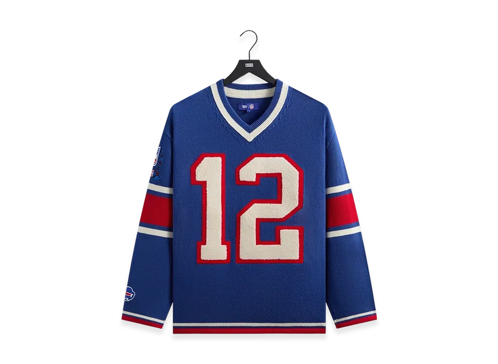 Kith x the NFL Buffalo Bills V-Neck Beau Knit Sweater "Current"