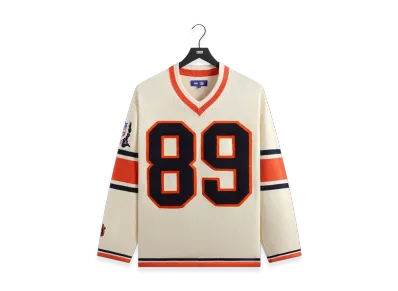 Kith x the NFL Chicago Bears V-Neck Beau Knit Sweater "Sandrift"