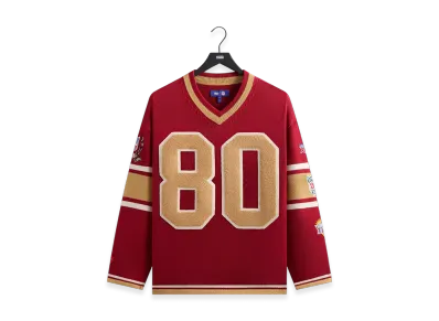 Kith x the NFL San Francisco 49ers V-neck Beau Knit Sweater "Present"