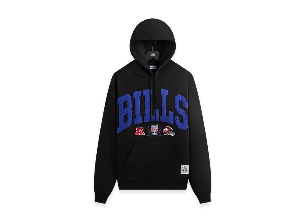 Kith x the NFL Buffalo Bills Stitched Vintage Hoodie "Black"