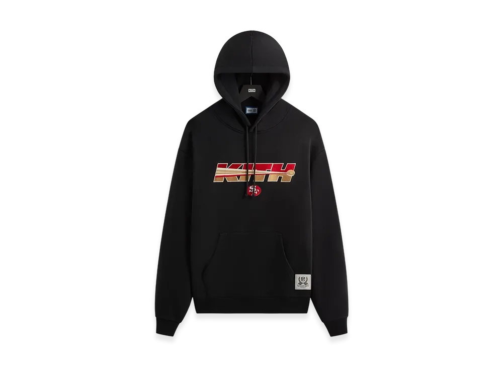 Kith x the NFL San Francisco 49ers Vintage Nelson Hoodie "Black"