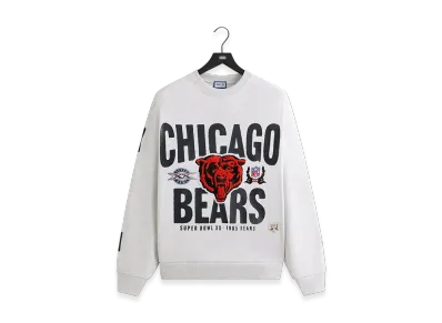 Kith x the NFL Chicago Bears 1985 Vintage Crewneck "Light Heather Grey"