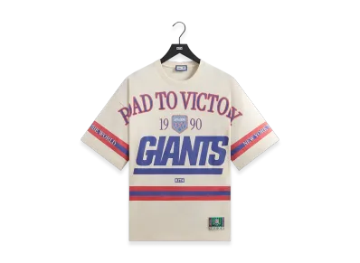 Kith x the NFL New York Giants Victory Vintage Bishop Tee "Sandrift"