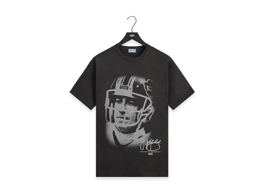 Kith x the NFL Jim Kelly Vintage Jones Tee "Black"