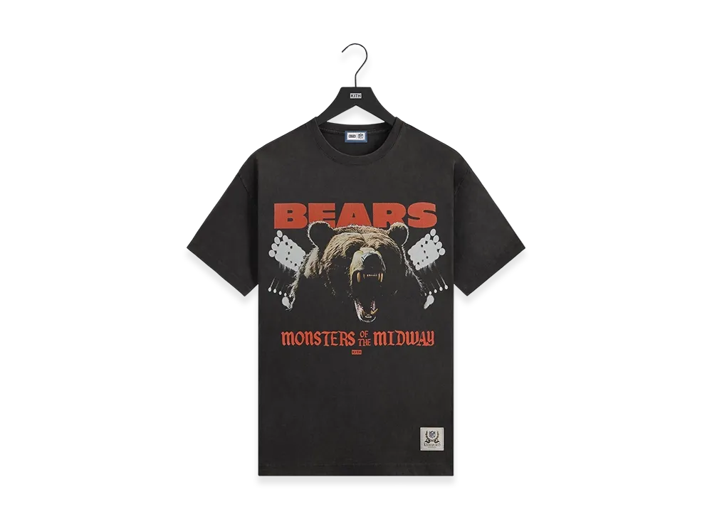 Kith x the NFL Chicago Bears Photo Vintage Jones Tee "Black"