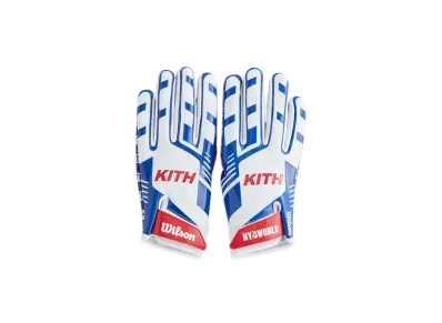 Kith x Wilson for the NFL Receiver Gloves "Blue/White"