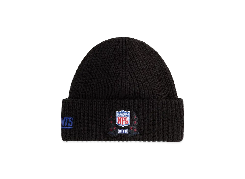 Kith x '47 for the NFL Chunky Knit Mia Beanie "Black"