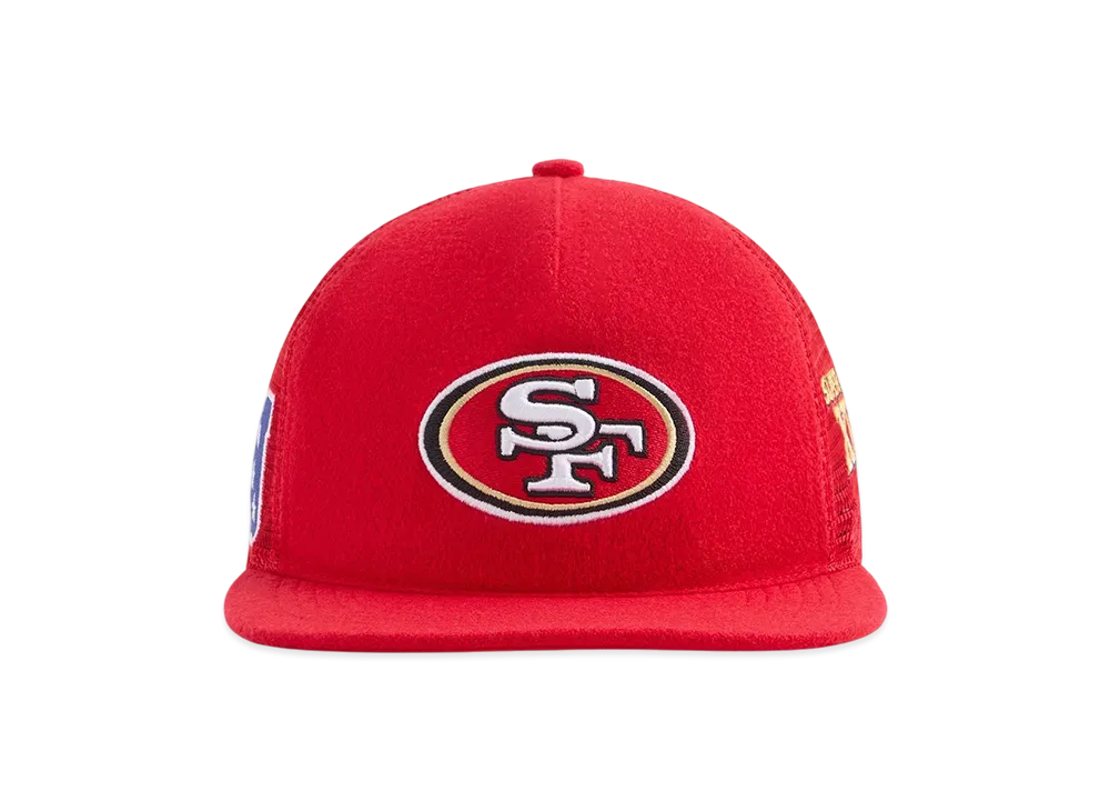 Kith x '47 for the NFL San Francisco 49ers Wool Hitch Trucker Hat "Present"