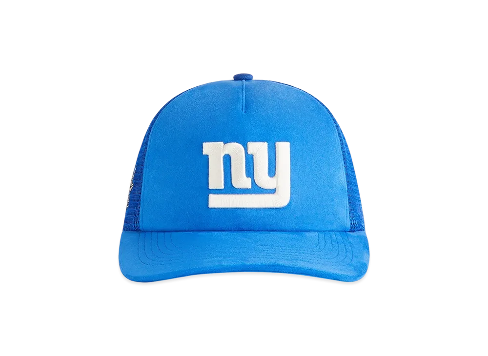 Kith x '47 for the NFL New York Giants Microsuede Franchise LS Trucker "Royal"