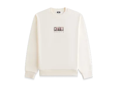 Kith Treats Plaid Logo Nelson Crewneck "Sandrift"