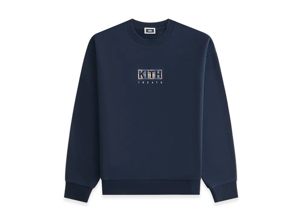 Kith Treats Plaid Logo Nelson Crewneck "Nocturnal"