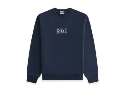 Kith Treats Plaid Logo Nelson Crewneck "Nocturnal"