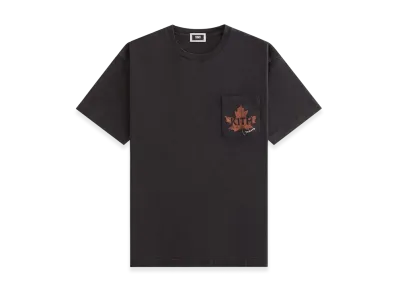 Kith Treats Leaf Vintage Pocket Tee "Black"
