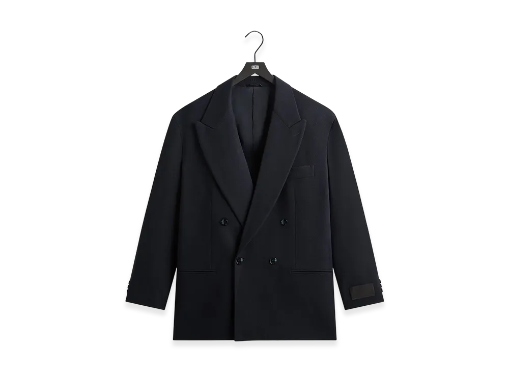 Kith &Kin x Giorgio Armani The Traveller Virgin Wool Double-Breasted Jacket "Ink"