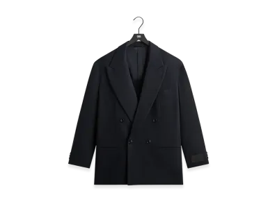 Kith &Kin x Giorgio Armani The Traveller Virgin Wool Double-Breasted Jacket "Ink"