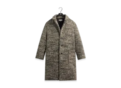 Kith &Kin Plush Boucle Bergen Coat "Hallow"