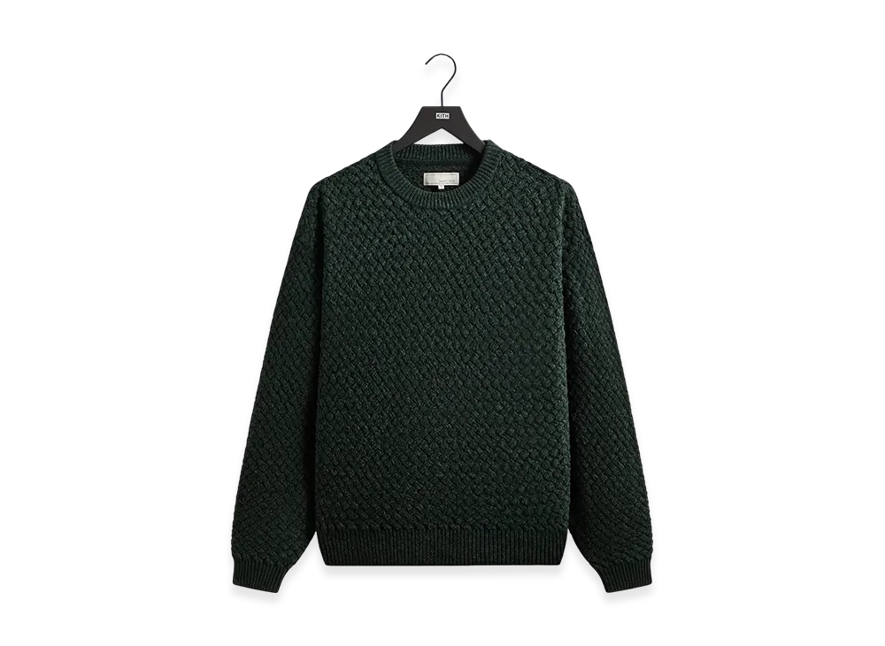 Kith &Kin Basketweave Chenille Lewis Crewneck "Stadium"