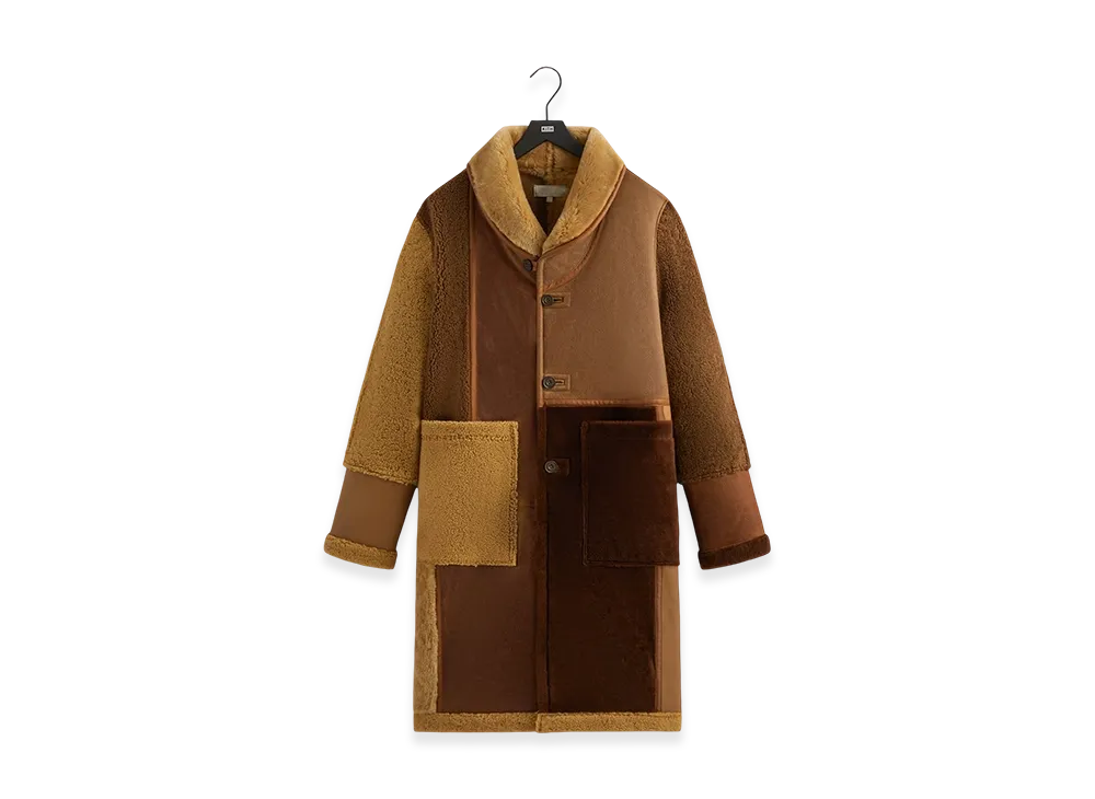 Kith Shearling Patchwork Becker Coat "Mesa"
