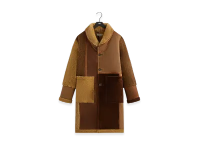 Kith Shearling Patchwork Becker Coat "Mesa"