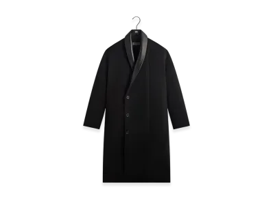 Kith Shawl Collar Wool Bernard Coat "Black"