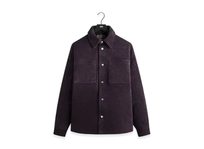 Kith Monogram Suede Apollo II Shirt "Belladonna"