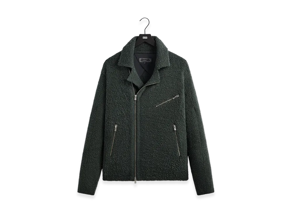 Kith Plush Knit Brian Moto Jacket "Machine"