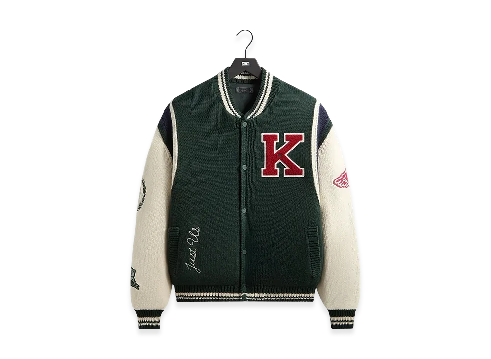 Kith x AVIREX Porter Varsity Knit Bomber "Stadium"