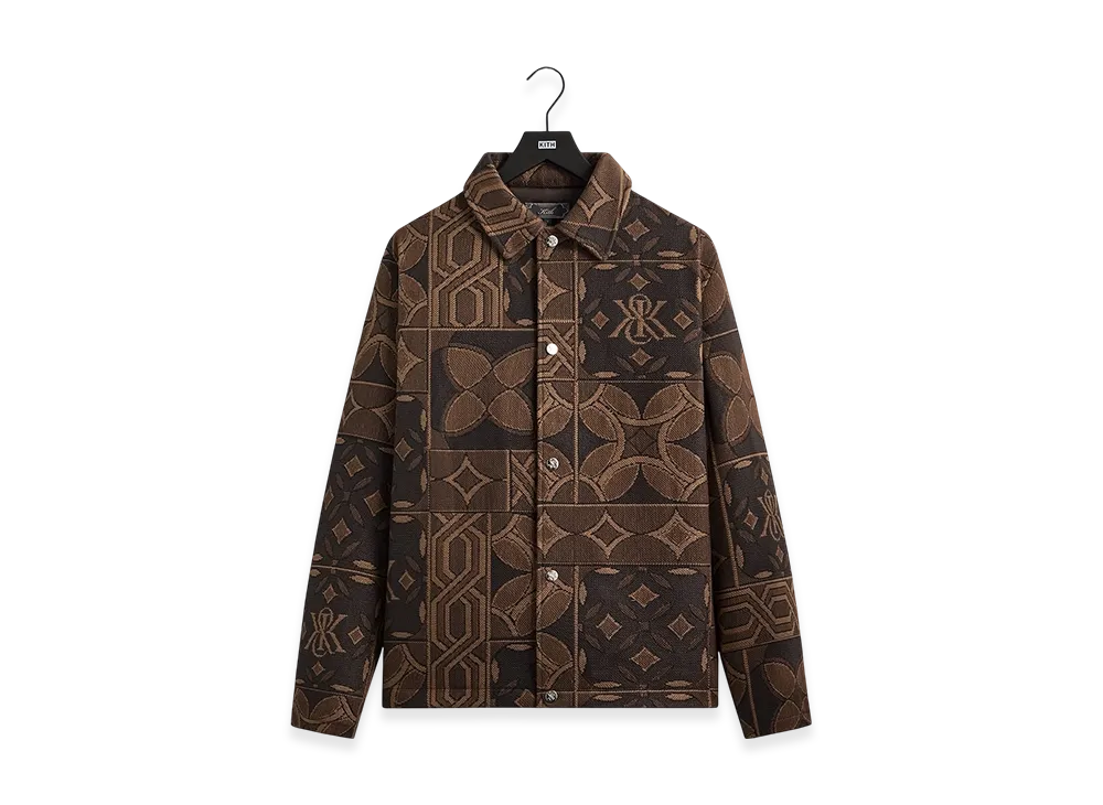 Kith Tile Jacquard Tapestry Coaches Jacket "Legacy"