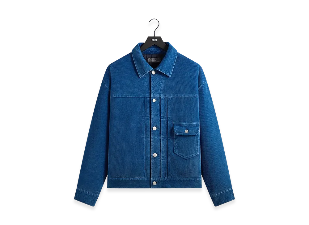Kith Indigo Cord Alonzo Jacket "Cyanotype"