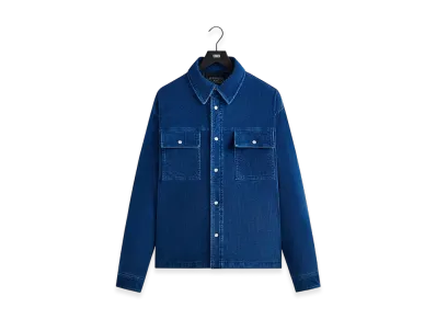 Kith Indigo Cord Vintage Apollo Shirt Jacket "Cyanotype"