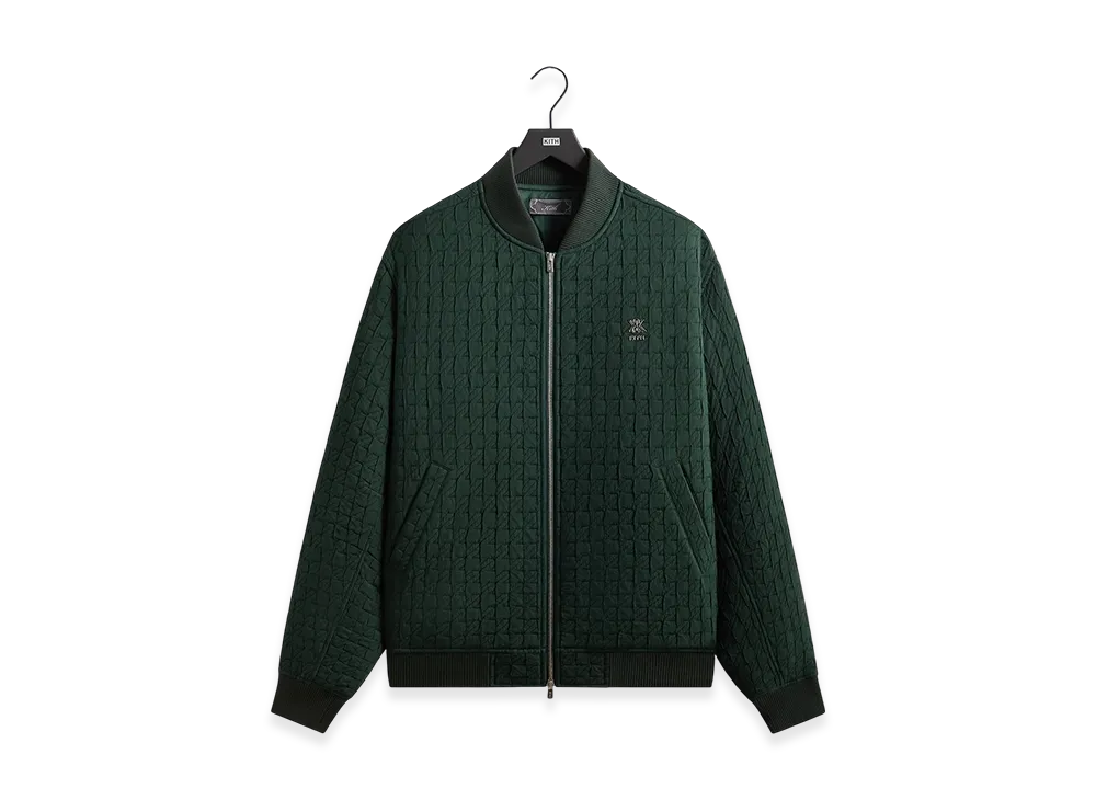 Kith Check Quilt Avery Bomber Jacket "Stadium"