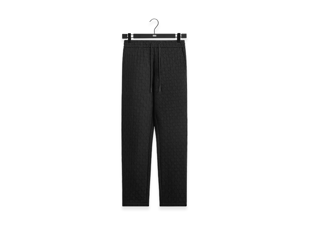 Kith Check Quilt Elmhurst Pant "Black"
