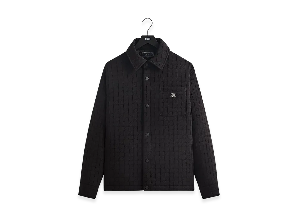 Kith Check Quilt Brixton Shirt Jacket "Black"