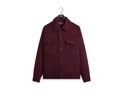 Kith Herringbone Velour Henson Buttondown "Magma"