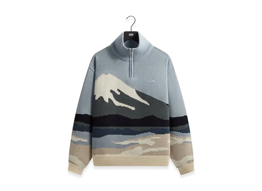 Kith Scenic Wyona Quarter Zip Sweater "Kindred"
