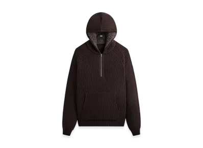 Kith Merino Knit Quarter Zip Hoodie "Kindling"