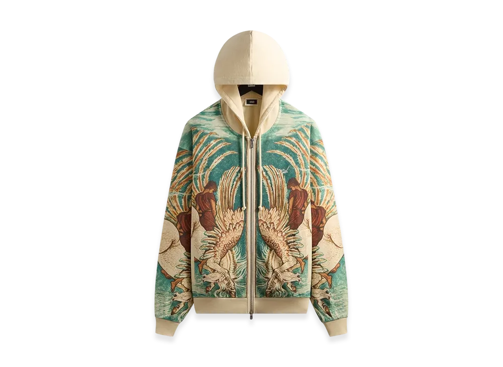 Kith Pegasus Nelson Zip Up Hoodie "Sandrift"