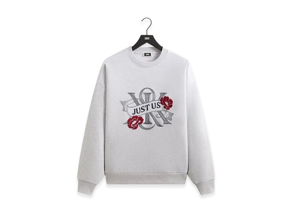 Kith Just Us Crewneck "Light Heather Grey"