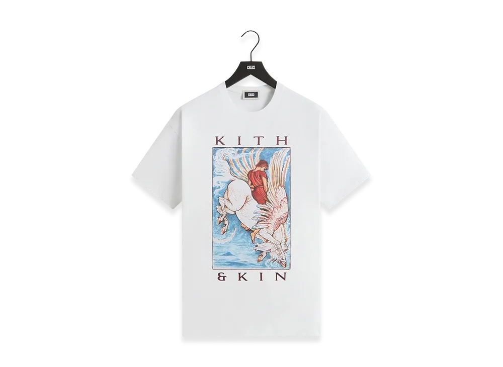 Kith x &Kin Pegasus Tee "White"